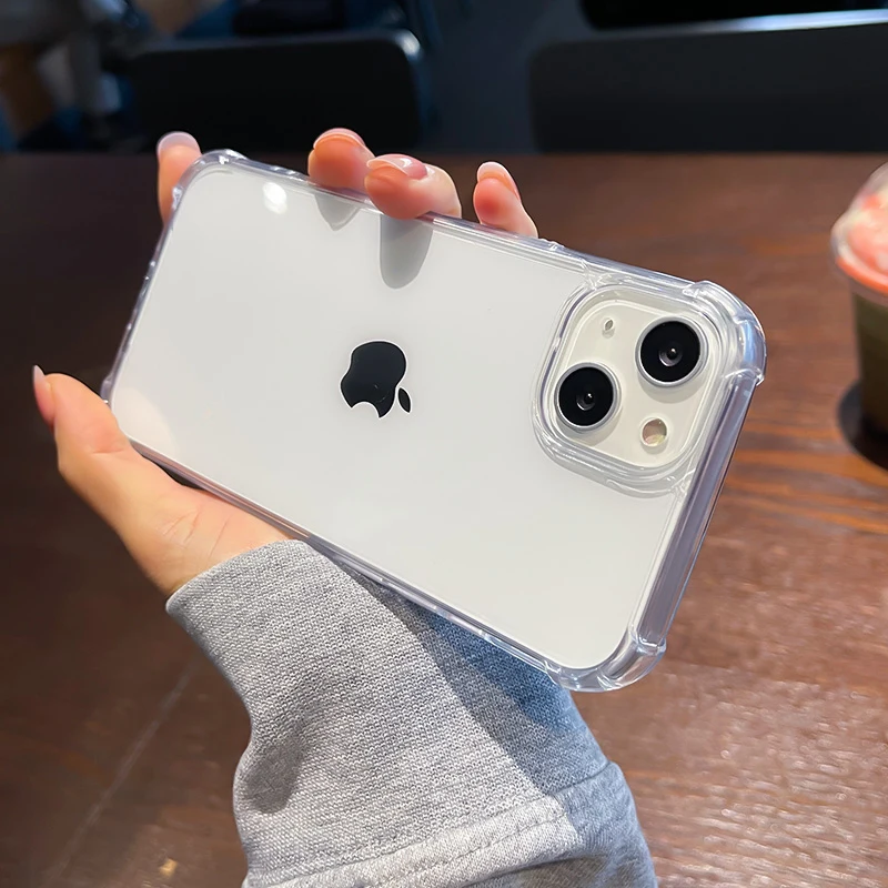Iphone Drop Protection Air Bag Iphone 14 Pro Max Clear Cases Iphone 13 Air Case Mobile