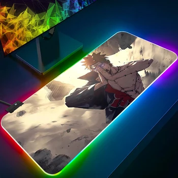 Tapis RGB Naruto – LED Gaming XXL avec Jiraiya, Sasuke & Uchiha Clan 12