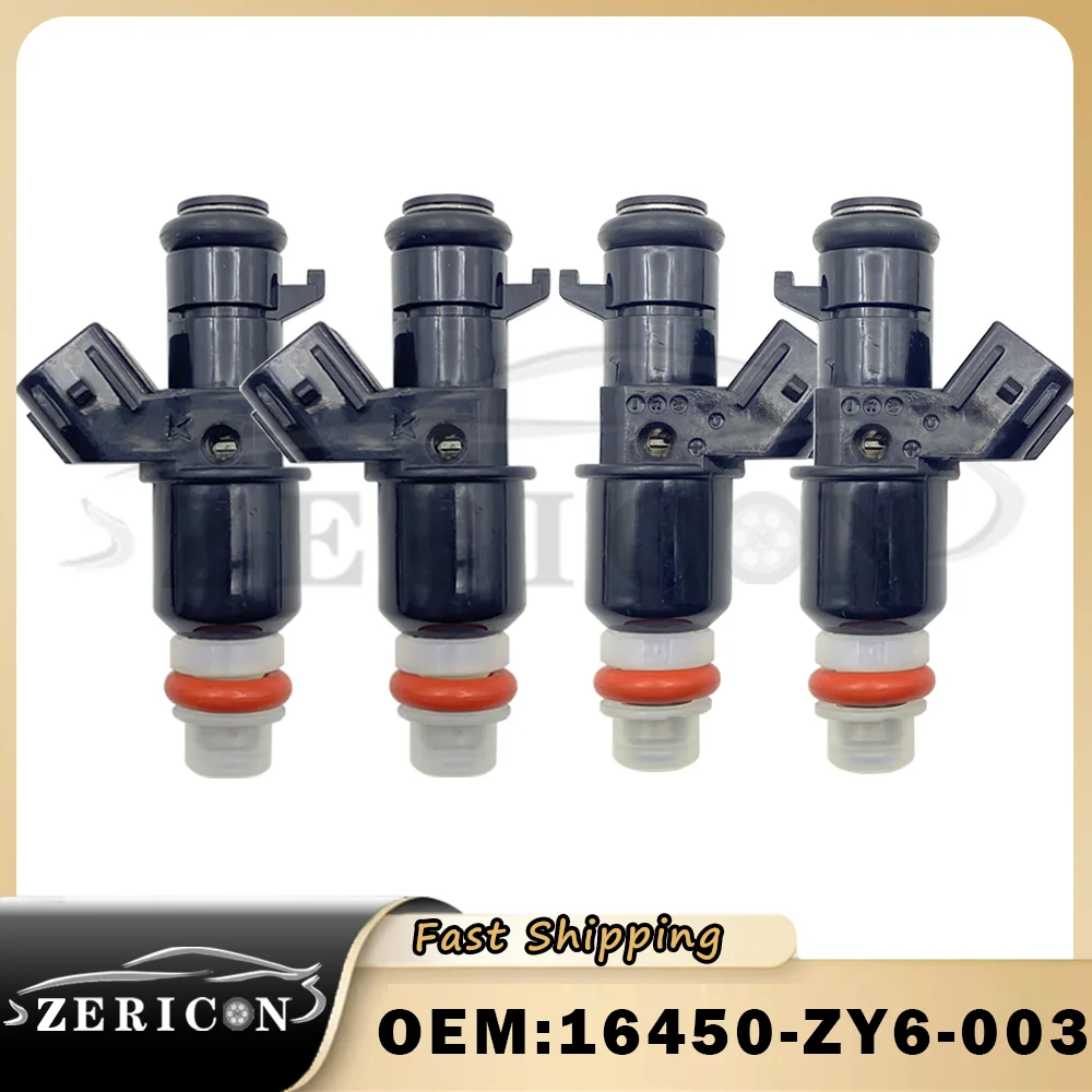 

4 шт. 16450-ZY6-003 новая Топливная форсунка 16450ZY6003 для HONDA BF135 BF150 BF225 BF250 Honda аксессуары для автомобильного двигателя 8 отверстий