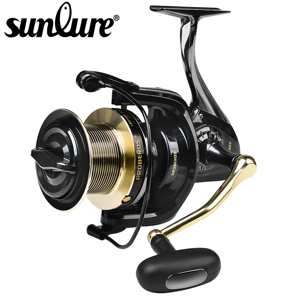 

Sunlure 8000-12000 Series Spinning Reel 26-30KG Max Drag Fishing Reel 4.7:1 Gear Ratio Fishing Wheel Full Metal Spool Carp Reel