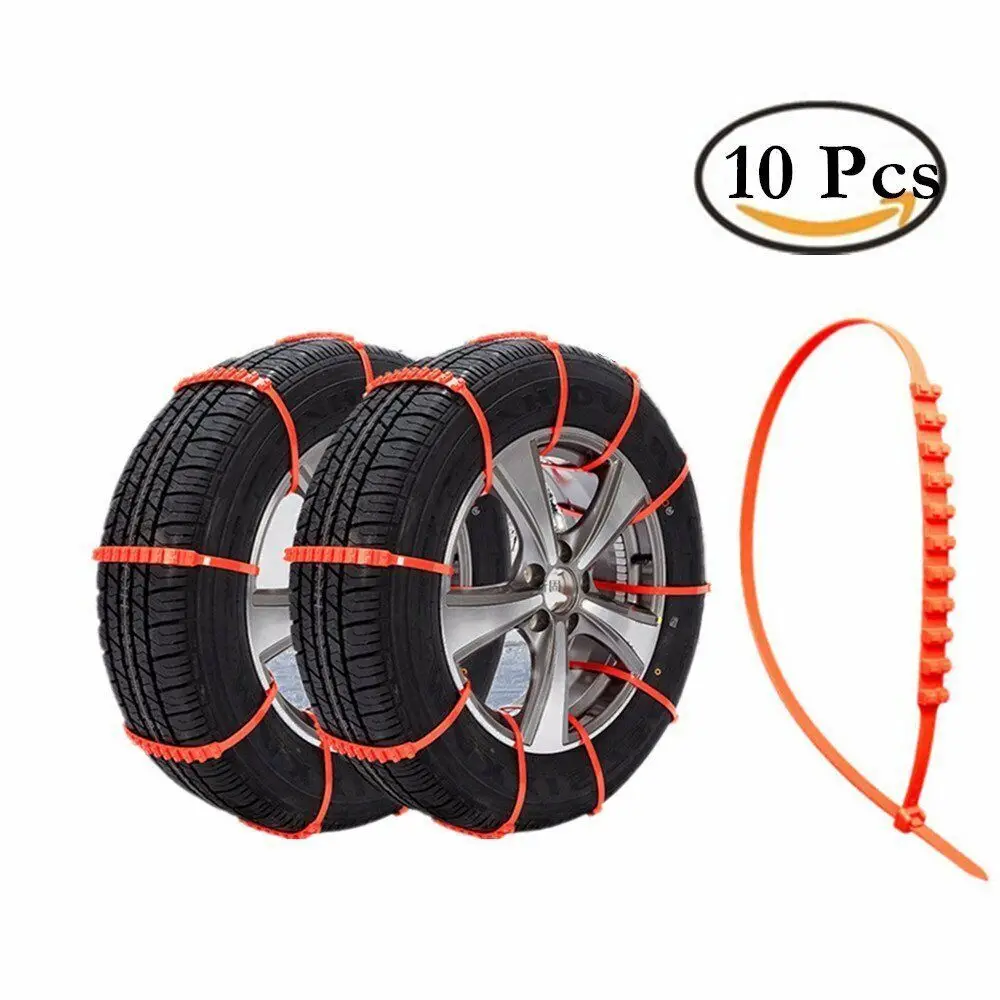 PA Snow Chains For 175-295mm Car Winter Tire Wheels Snow Tire Anti-skid Chains Wheel Tyre Cable Belt Winter Outdoor Chain
