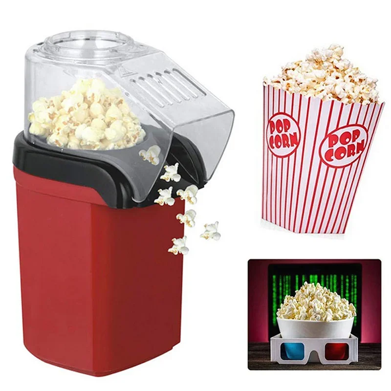 Description Picture 2 of item110V/220V Popcorn Machine Household Healthy Hot Air Oil Free Corn Popcorn Maker For Kitchen Kids Home-made Popcorn Movie Snack