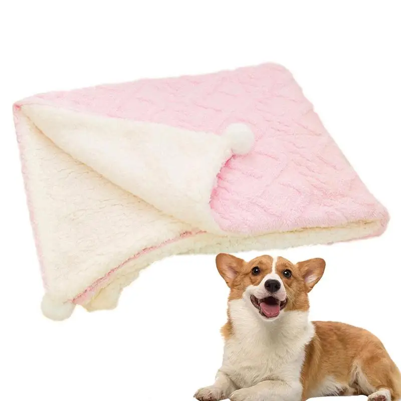 

Hot Warm Pet Blanket Bed Mat Pad Cover Cushion for Dog Cat Puppy Animal Winter Supplies No Pillings Fluffy Pattern Pet supplies