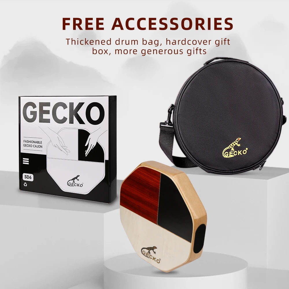 GECKO – Instrument de Percussion Cajon SD6, Instrument portatif avec ...