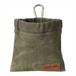 Portable Dog Training Treat Pouch - Durable, Oil - Resistant Snack Bag (GREEN)