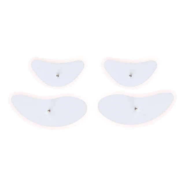4Pcs EMS Muscle Stimulator Electrode Pads For Facial Lifting Face Massager Tens Acupuncture Digital Electronic Pulse 5