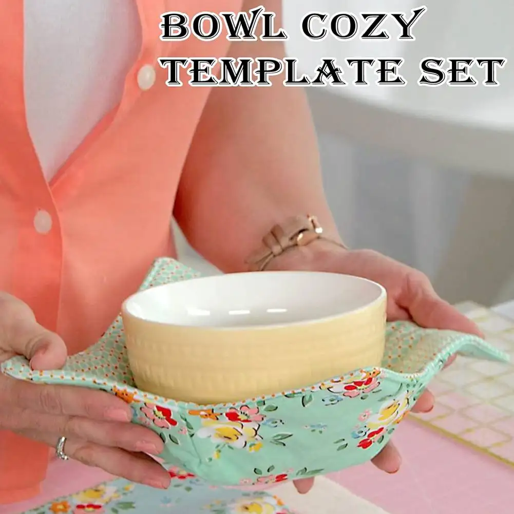 Microwave Bowl Cozy Templates And Full Color Instructions. Set Of 3