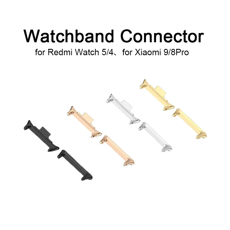 Universal Strap Adapter for Smartwatch Bands - Compatible with 20mm & 22mm Watchbands, Connector Lugs for Easy Band Swap