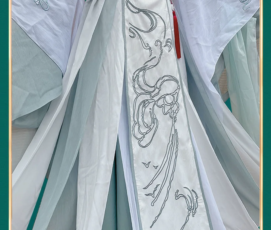 Tian Guan Ci Fu Xie Lian White Hanfu Cosplay Costume