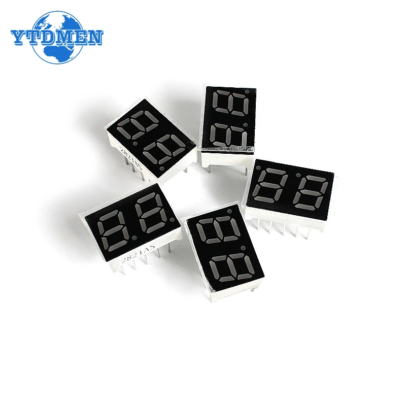 

5pcs Display Common Anode / Cathode 0.28" 7 Segment Led Display Board 2Bit 0.28 Inch Digital Tube LED Display