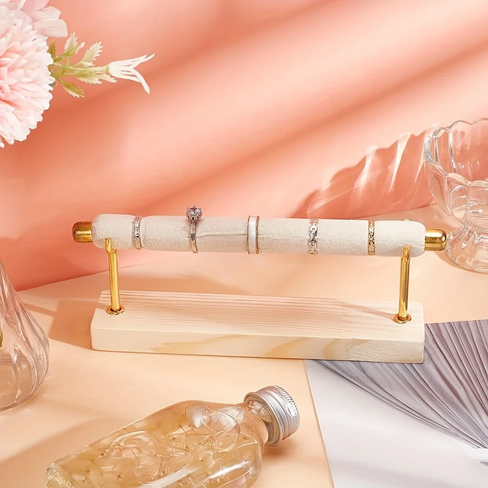 Ring Display Stand with Detachable Metal Frame 🌟 – Wooden Base Jewelry Organizer for Ri... - SKU RDS01057 - UGI Packa...