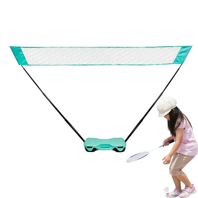 

Folding Badminton Net Folding Backyard Volleyball Training Net With Storage Base Family Fun Game For Parties Camping And Family