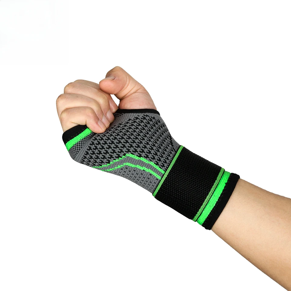 Adjustable Wrist Support Compression Gloves for Gym