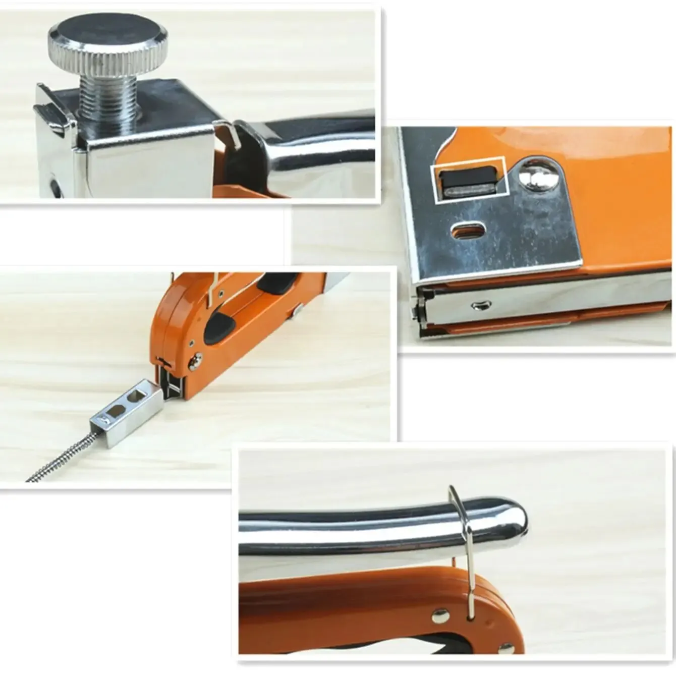 Nail Gun 3 In 1 Stapler Heavy Duty Furniture Tool For Wood Stainless Steel Metal Carpentry Hand For Home/DIY