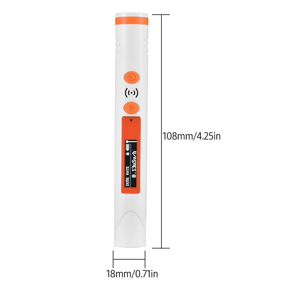 Radiation Detector HFS-P3 Pocket Pen Type x y &beta; ray Dose Alarm Geiger Counter Dosimeter