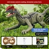 Simulated Tyrannosaurus Rex Remote Control Electric Dinosaur Jurassic Running Interactive Boy Holiday Toy Big Spiny Back Dragon 2