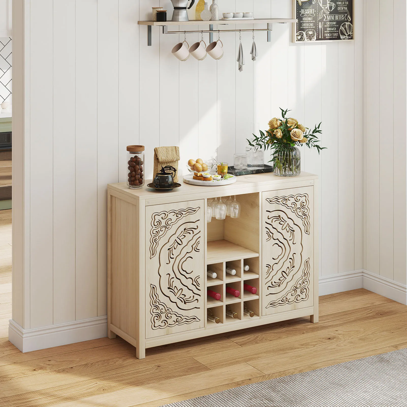 MDF Wine Bar Cabinet 2