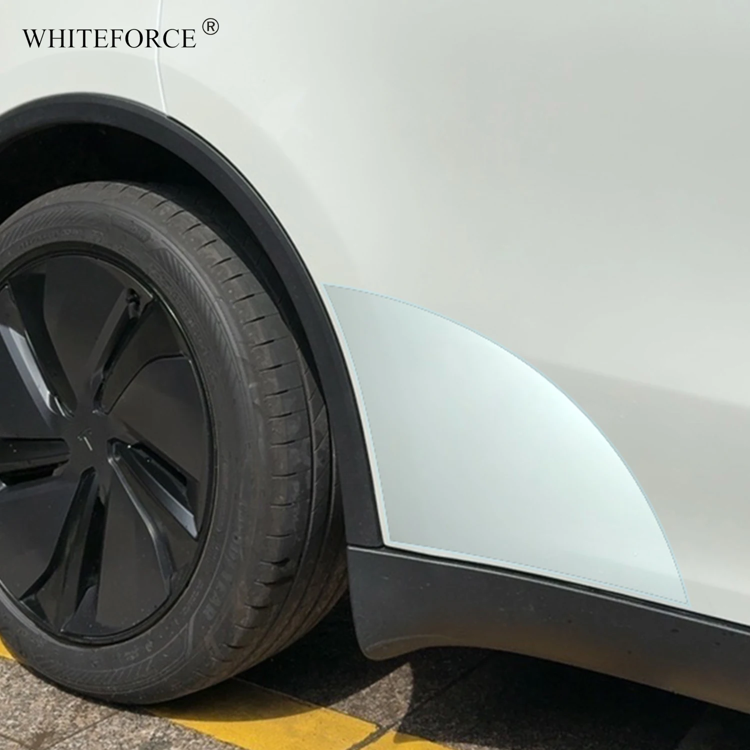 Film anti-rayures pour coin de porte avant Tesla Model Y Juniper 2025, Film de protection Invisible pour vêtements de voiture, Film TPU