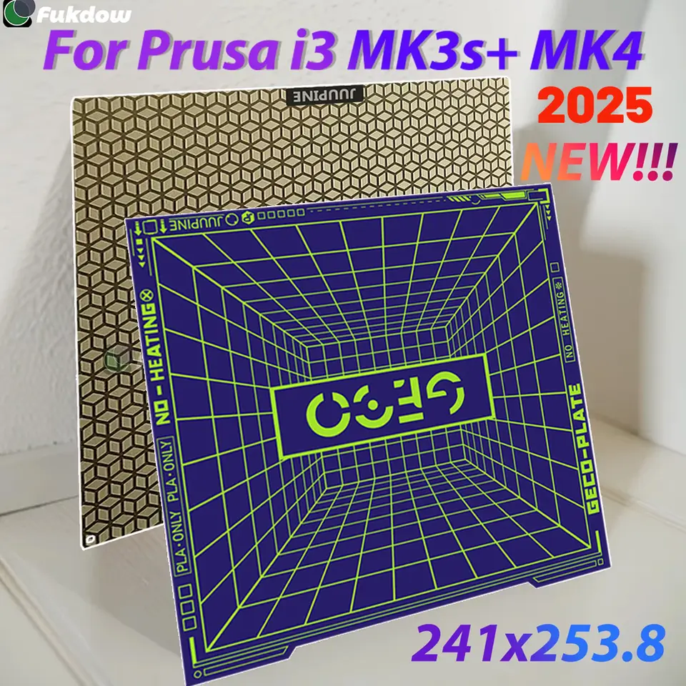 PEI Honeycomb Build Plate For Prusa i3 MK3 MK3S+ MK4 Build Plate 241*254mm Spring steel sheet pei peo pet pey Geco build plate image 1