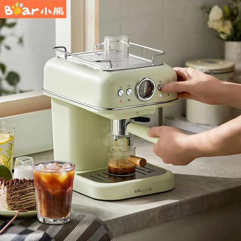 20Bar Coffee Machine Household Pump-type High-pressure Jet Milk Foam Espresso Machine Coffee Powder Coffee Capsule Dual-purpose supply pl32 foam gun water dual purpose gun pl24 fire fighting foam monitor water foam dual purpose gun