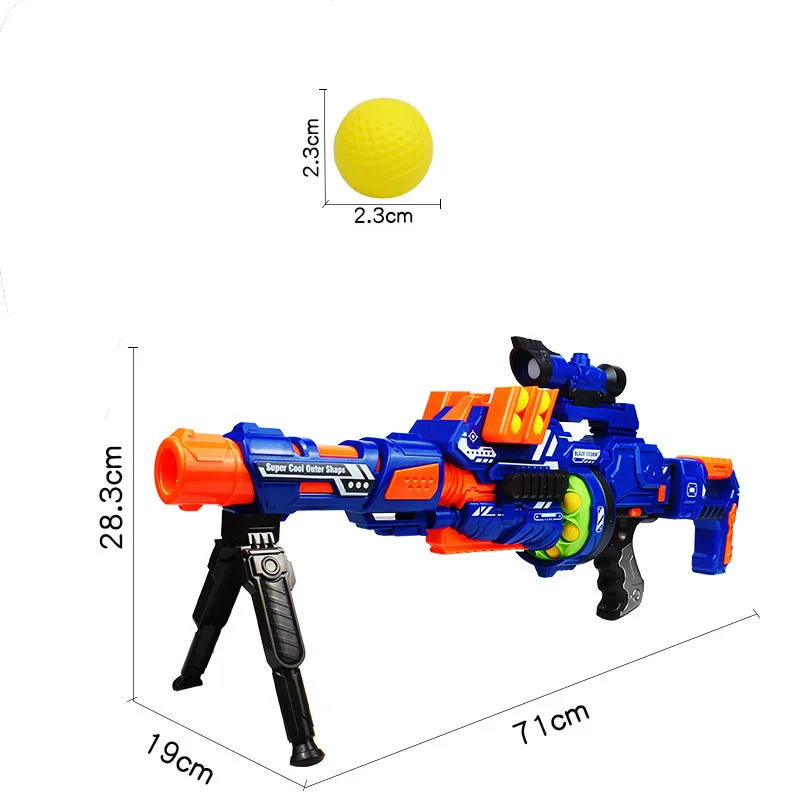 Electric Firearm Soft Bullet Gun Machine Submachine Gun Sniper Child Electric Toy Gun 5