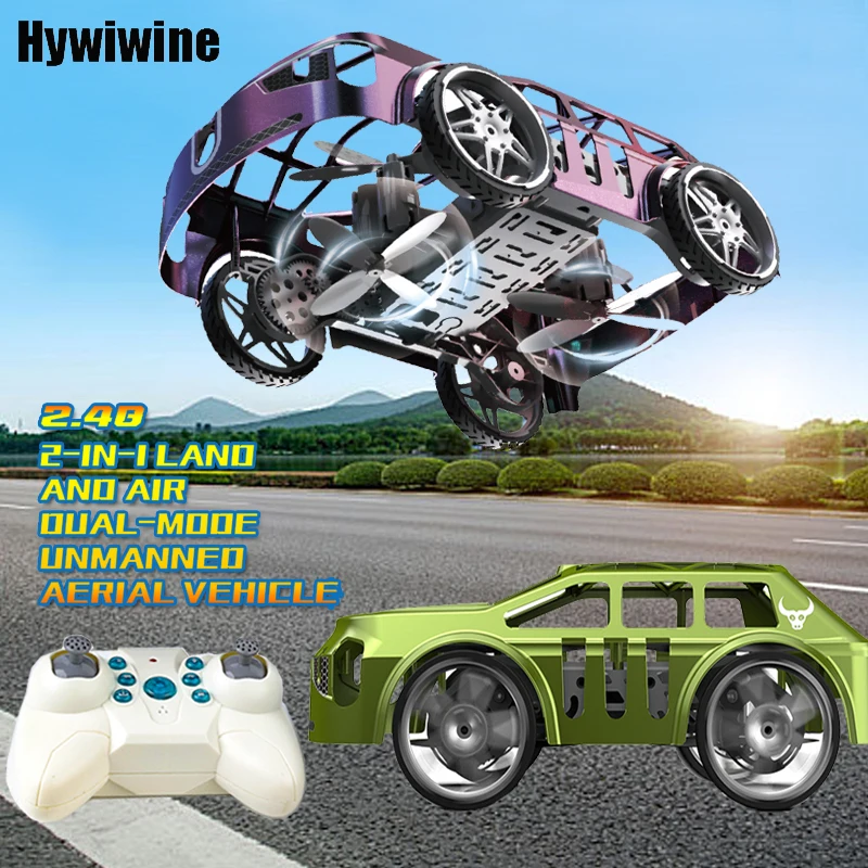 Remote Control Flying Car Drone Toy