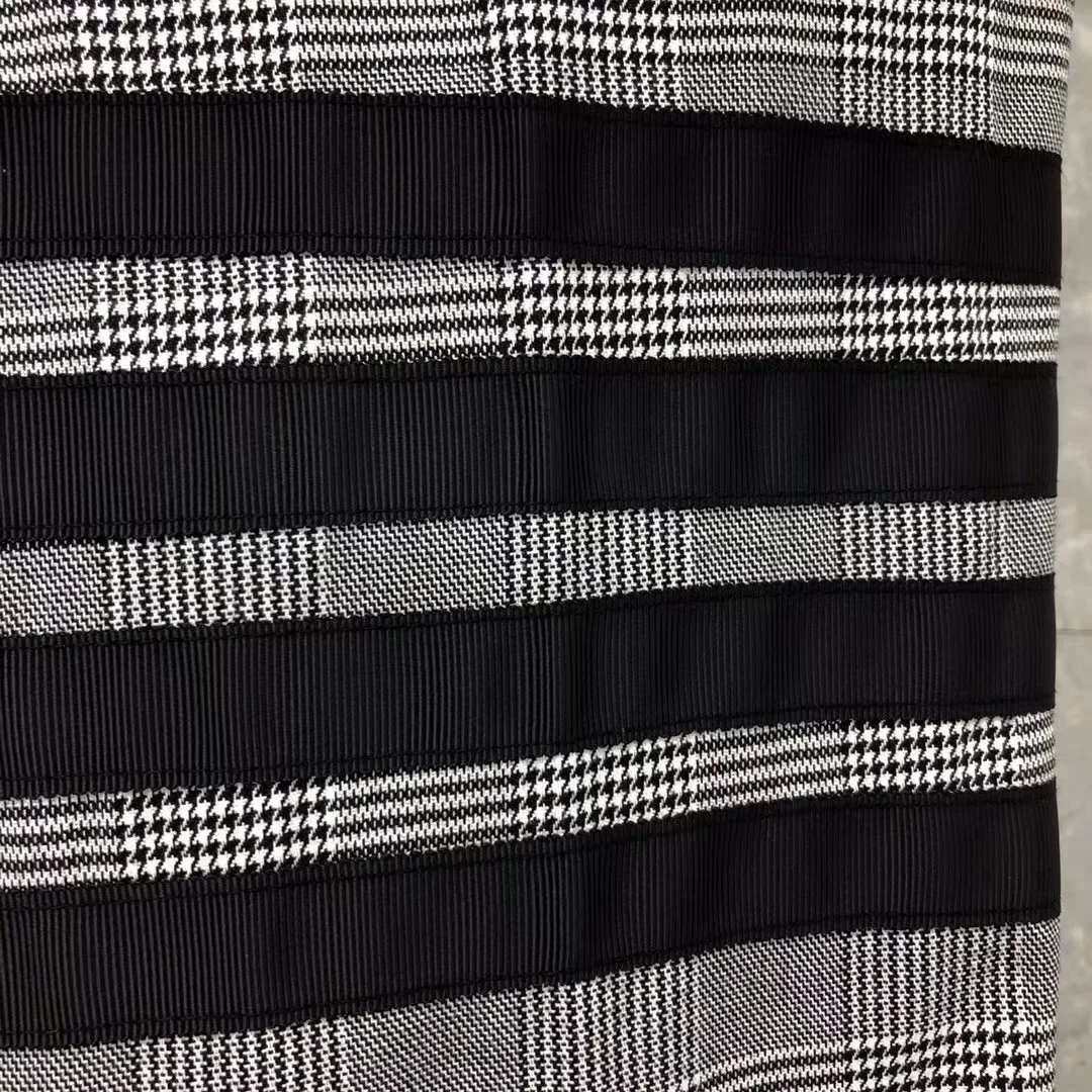 Factory Direct Tb Tom Autumn/winter New Black Four-in-one Plaid Trousers Casual Fashion Comfortable Versatile Suit Trousers 3
