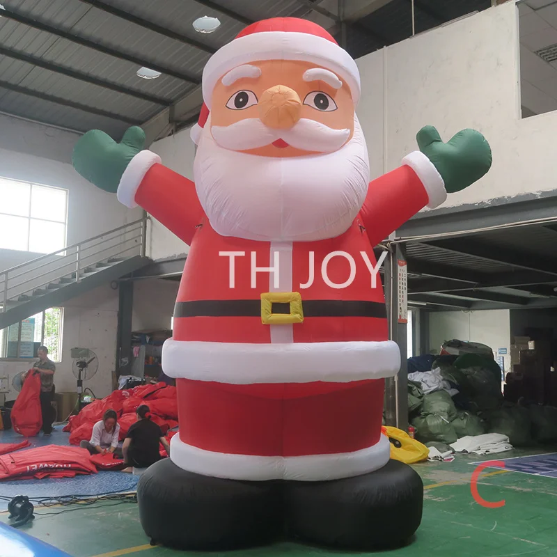 

Free air ship to door!13ft 4m high giant Christmas inflatable Santa Claus, Xmas advertising santa claus balloon outdoor