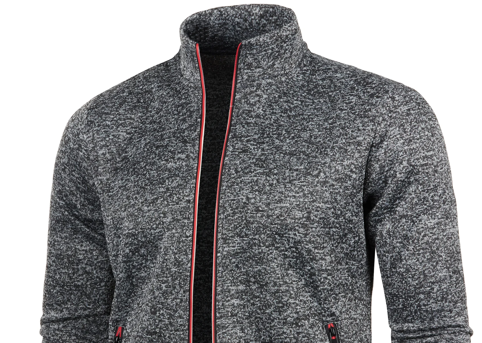 Autumn/winter Men's top Jacket Men's long zip sleeve jacket 4