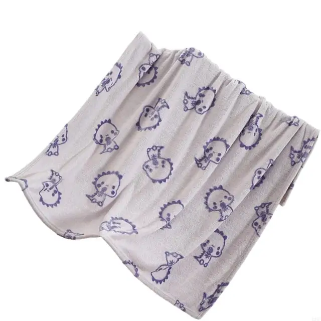 Breathable Swaddles Wrap with Cartoon Pattern Baby Quilt for Toddler Infant Bath Towel Receiving Blanket Pram Blanket 425F 4