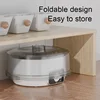 1 pc white electric steamer with detachable and freely combinable 13L large capacity timer, suitable for home kitchen cooking 3