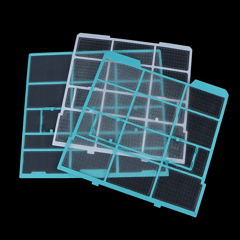 Air Conditioner Outlet Air Vent Cleaning Filter Replacement Sponge Anti-Dust Net Mesh 2Pcs For Wall-mounted Conditioner