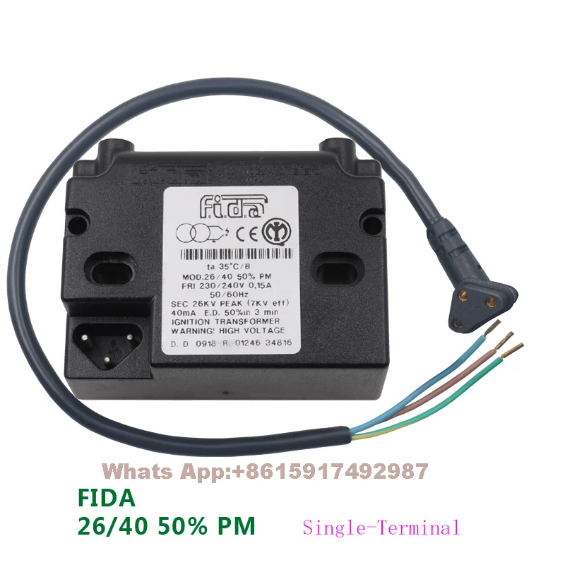 FIDA Ignition Transformer MOD.28/35 28KV 26/48 26/40 26KV for burner Original Boiler Ignition Electronic