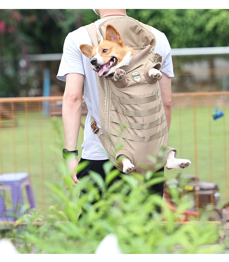 Mochila táctica transpirable para mochila de pecho grande para mediano, Shiba Inu| | - AliExpress