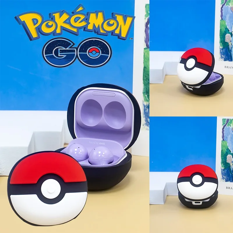 Pokemon Poke Ball Muslimfor Samsung Galaxy Buds 2 Pro Case Buds Pro Live Soft Cover Buds2 Pro Buds Live Capa Funda