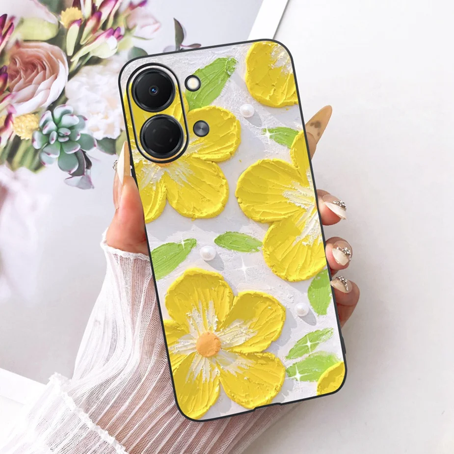 Luxury Butterfly Painted Shockproof Soft TPU Phone Case