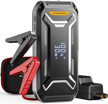 5000A Car Jump Starter, 12V Portable Battery Booster for Vehicles Emergency Starting 1