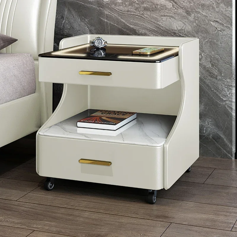 북유럽 플로팅 나이트 침대 옆 테이블, 침대 책상, 나이트 사이드 테이블, 걸이식 디자인, 보조 가슴, Criado Mudo De Quarto 서랍