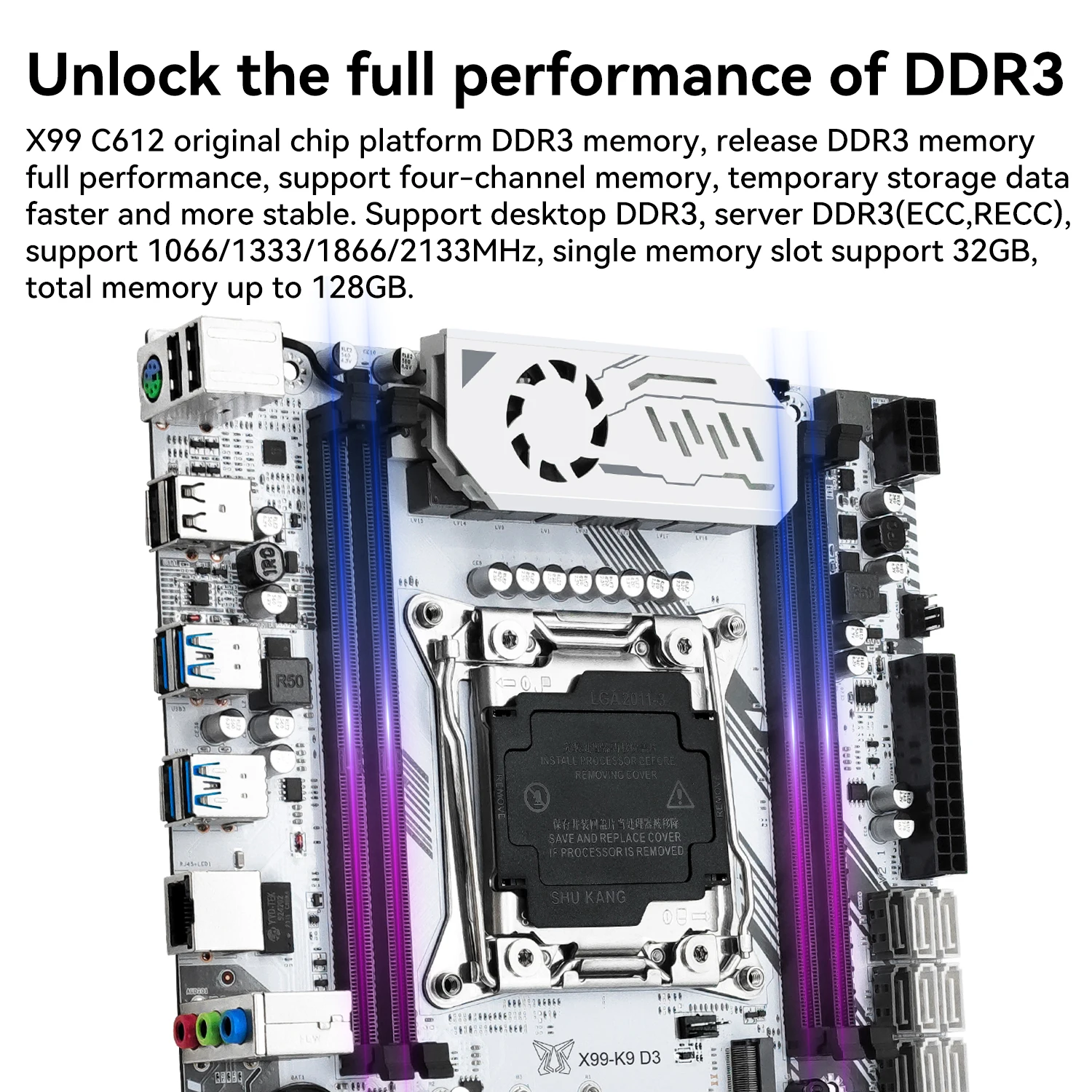 MACHINIST X99 K9-D3 マザーボード Xeon E5 2666 V3 /2673 V3 CPU
