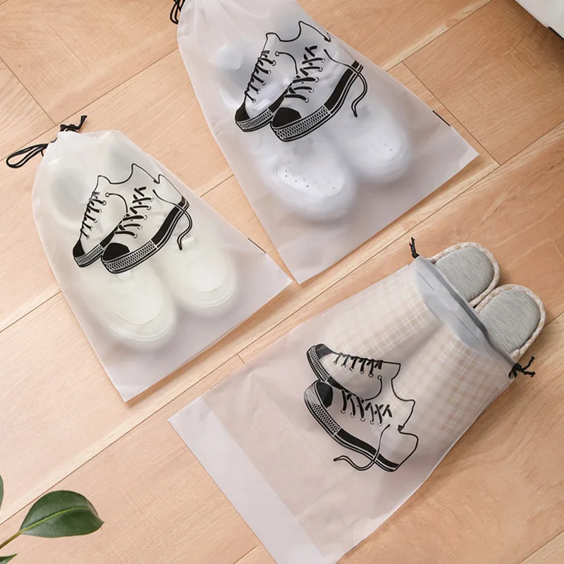 5/10PCS Reusable Ziplock Bags Plastic Travel Clothes Storage Bags Clear  Seal Bags Waterproof Luggage Organizer for Shoe Storage