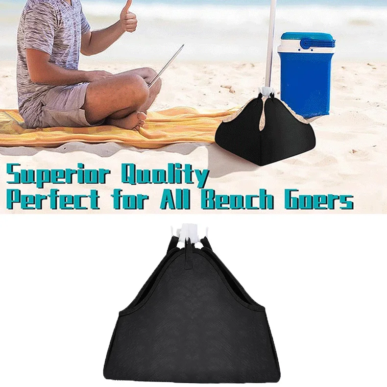 해변 우산 모래 기본 무게 조절 가능, 해변 나들이, 측면 디자인, 태양 우산, 충전 가능한 무게 모래 가방