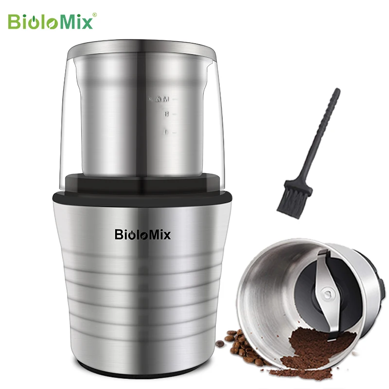 Multipurpose Electric Coffee Bean Grinder with 2 Removable Cups