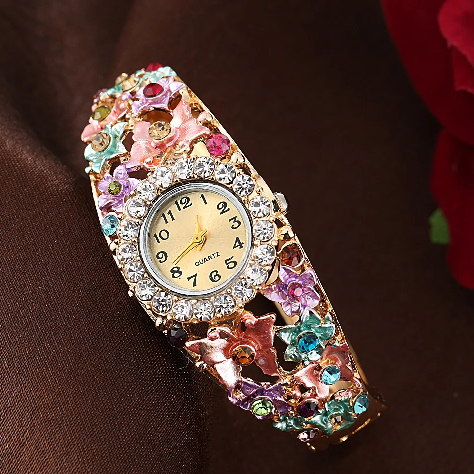 Women Watches Luxury Diamonds Bangle Wrist Watch Steel Bracelet womens quartz watch womens watch women watches