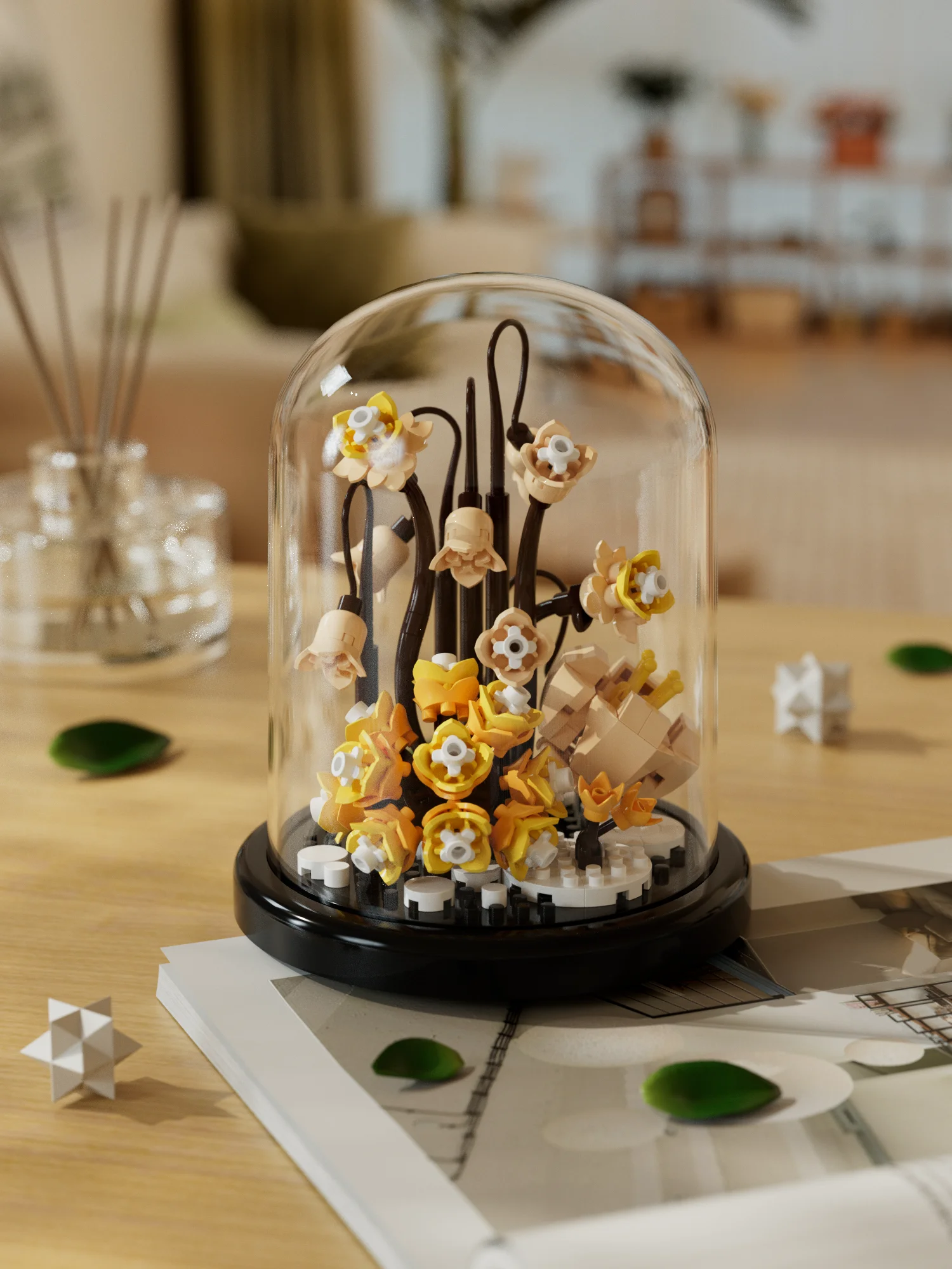 Autres jeux de construction HogoKids CUBIMANA Bouquet de Fleurs avec