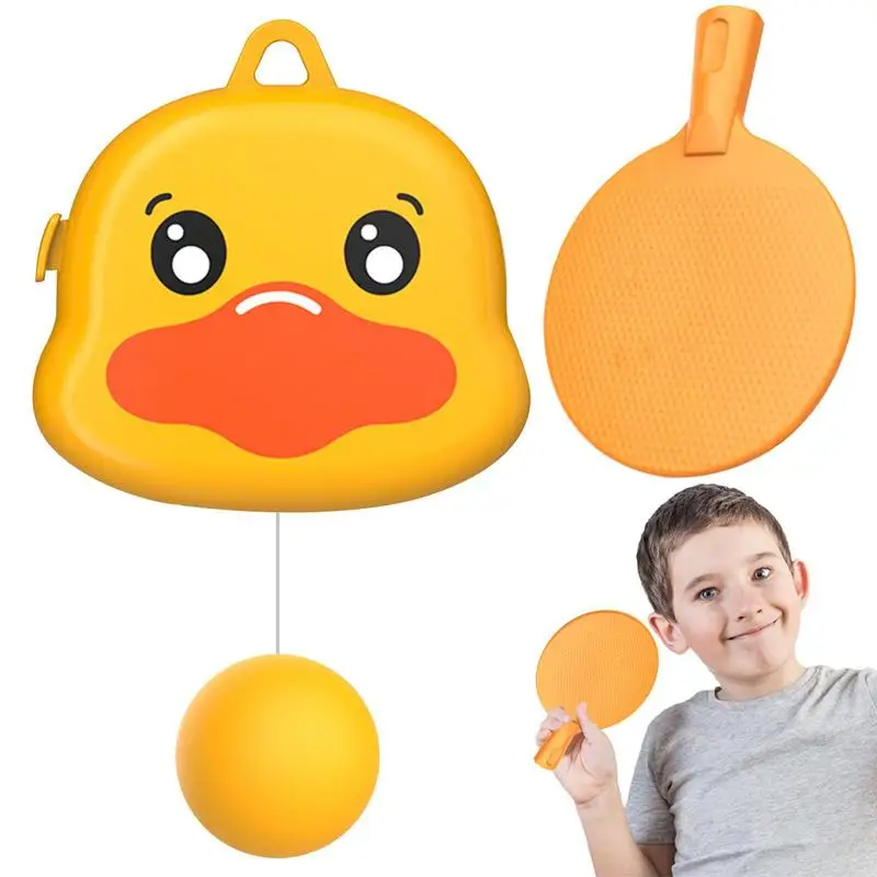 

Table Tennis Training Tool Door Pong Exercise Floating Practice Trainer Interactive Play Toy Fun Paddle And Ball Set Table