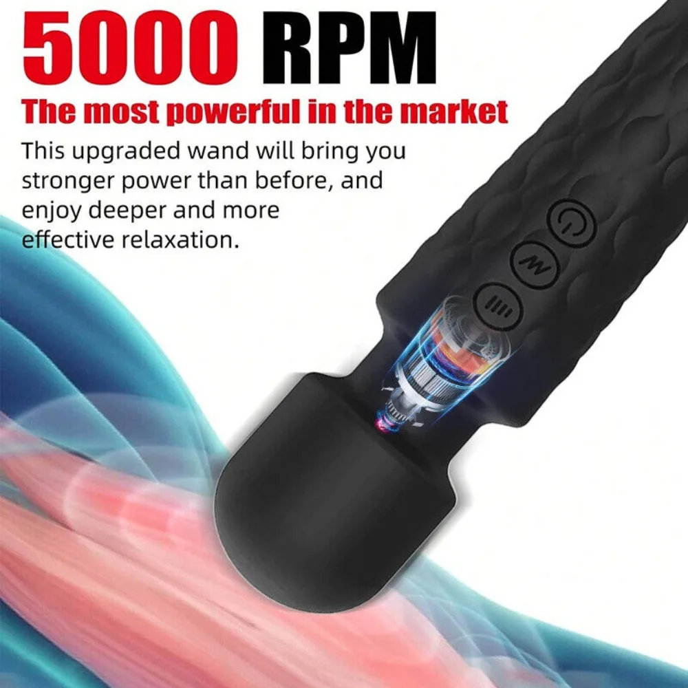 20 geschwindigkeit Vibrator Sex Spielzeug für Frau Dildo Vibratoren Magic AV Zauberstab Anal Klitoris Stimulator Vibrierende Aufladen Weibliche Masturbator 1