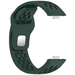Silicone Wristband Bracelet for Huawei Watch Fit Series (Medieval green)