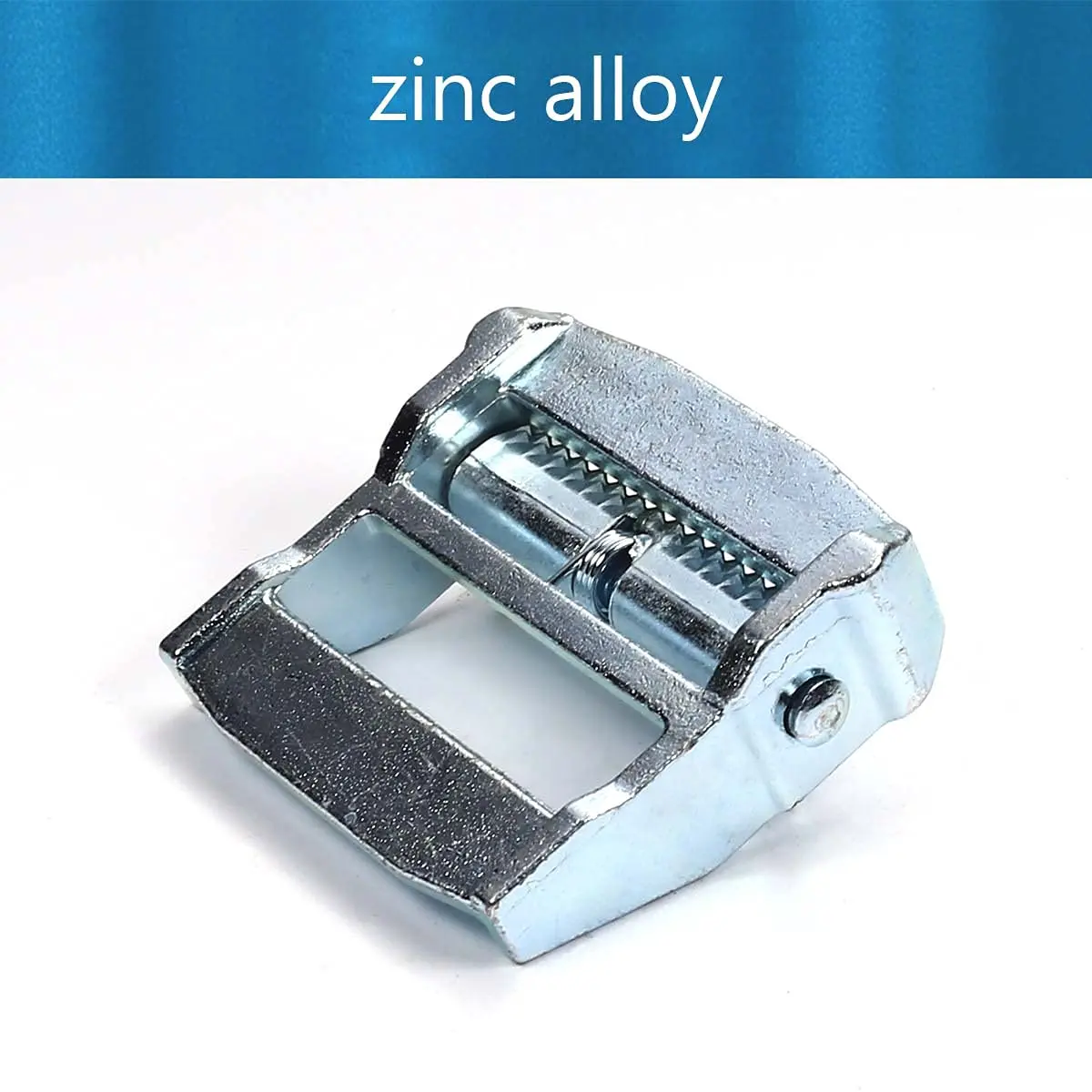 20-50mm Zinc Alloy Metal Cam Buckle Ratchet Outdoor Sports Nylon Webbing Roof Mounted Luggage Cargoes Strap Fixed Tensioner