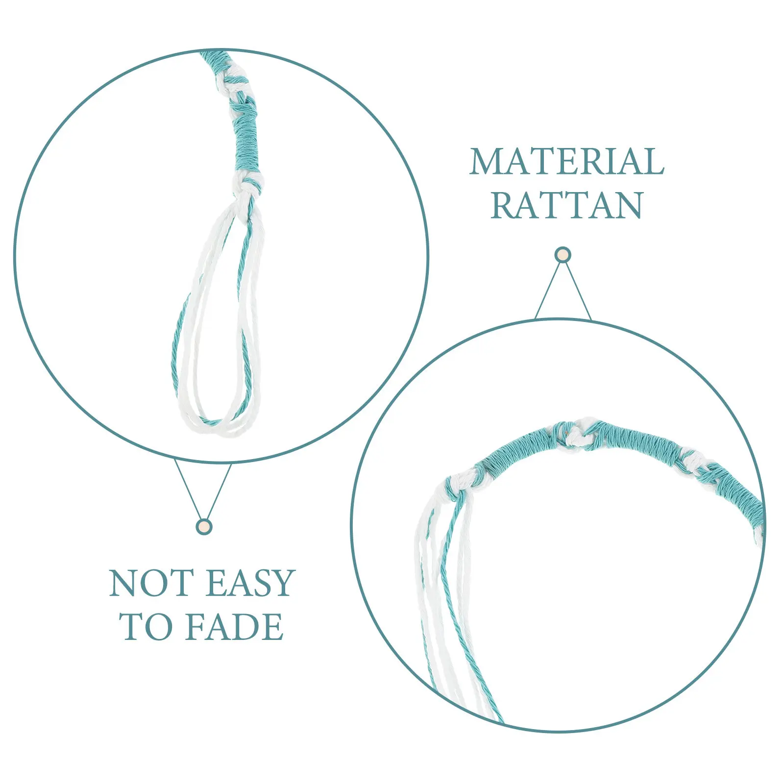 8Pcs Tzitzits Tassels 전통 히브리어 기도 숄 액세서리 바지 청바지 남성용 홈 장식 장식품