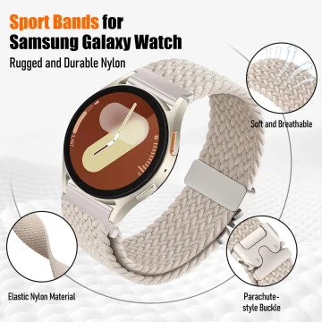 Parachute Braided Strap - 18mm 22mm Sport Bracelet with Color Band